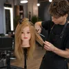 Testa da allenamento per parrucchieri Jessica con capelli Anteprima dell’immagine prodotto 9