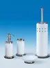 4tlg Set Bad Accessoires WC Bürste Seifenspender Produktbild-Vorschau 2