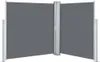 vidaXL Ausziehbare Seitenmarkise Anthrazit 140 x 600 cm Produktbild-Vorschau 1