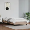vidaXL Bettgestell Cappuccino-Braun 90x190 cm Kunstleder Produktbild-Vorschau 2