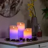 Vícebarevné LED svíčky s efektem plamene a dálkovým Náhled obrázku produktu 2