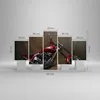 Bild auf Leinwand - Leinwandbild - Motorrad Chrom Räder - Produktbild-Vorschau 3