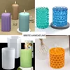 6er Set Silikon Kerzenform DIY, 3D Silikon Kerzen Gießform, Produktbild-Vorschau 5