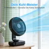 Mini-Tischventilator, Mini Ventilator Wiederaufladbar, 5 Produktbild-Vorschau 3