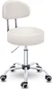 TRESKO® Taboret obrotowy z oparciem 150 kg Beżowy | Taboret Podgląd zdjęcia produktu 1
