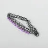 Tattoo Halsband mit Perlen Flieder Produktbild-Vorschau 3