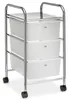 Badregal Rollwagen Rollcontainer GINA, mit 3 transparenten Produktbild-Vorschau 3