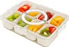 Snackbox mit 8 Fächern und Deckel, transparente Produktbild-Vorschau 1
