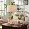 Lampada da tavolo Relaxdays, base a foglia di palma, Anteprima dell’immagine prodotto 3