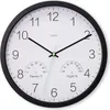 A wall clock with integrated thermometer and hygrometer. Anteprima dell’immagine prodotto