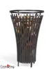 Chauffe terrasse, braséro en acier noir FLAME Ø 40 cm-45 -- Voir les images du produit 35