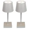 2er Set Tischleuchte mit Touchfunktion Warmweiß USB Produktbild-Vorschau 1