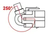 DELOCK Keystone USB A Buchse 250° mit Kabel Produktbild-Vorschau 4