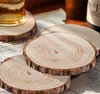 16 Stück Holzscheiben 20-23 cm Durchmesser, Runde Produktbild-Vorschau 2