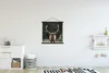 MuchoWow® Textilposter Hirsch - Baum - Geweih 60x60 cm mit Produktbild-Vorschau 2