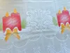 Scheibengardine Kerze rot Schleife HxB 50x140cm Weihnachten Produktbild-Vorschau 6