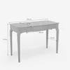 Consolle da ingresso in legno Shabby Chic 106x47cm Toscano Anteprima dell’immagine prodotto 5