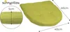 sunnypillow 4er Set Stuhlkissen 40x40 cm Polsterauflage 5cm Produktbild-Vorschau 2