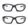 2x Schutzbrille inkl. Gummiband Schwarz für Männer und Produktbild-Vorschau 1