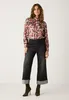 MORE & MORE Printed Satin Blouse 4824 watercolour 36 Produktbild-Vorschau 4