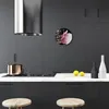 Glasuhr Wanduhr Küchenuhr Echt-Glas 30fi cm Magnolie Blüte Produktbild-Vorschau 3