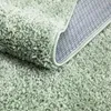 Shaggy Hochflor Teppich Wohnzimmer - 200x290 cm - Grün - Produktbild-Vorschau 4