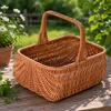 Panier en osier de style hollandais, tissé à la main avec Voir les images du produit 10