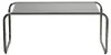HOMLA Beistelltisch VELLUTO, verchromt, Glas, grau, 80 x 40 Produktbild-Vorschau 1