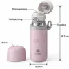 Botella térmica para niños con vaso, 350 ml, color rosa Vista previa de la imagen del producto 6