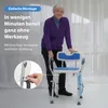 Safe Age Duschstuhl mit Abnehmbarer Rückenlehne und Produktbild-Vorschau 2
