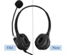 A split image showing an old and a new pair of headphones. Produktbild-Vorschau