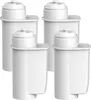Four white water filter cartridges are arranged in a staggered formation against a white background. Anteprima dell’immagine prodotto