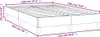 vidaXL Bettgestell ohne Matratze Creme 120x190 cm Produktbild-Vorschau 6