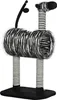A cat scratching post designed to look like a zebra. Produktbild-Vorschau