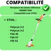 Ersatzmesser 40080071000 kompatibel mit Stihl Polycut 2-2 Produktbild-Vorschau 2