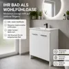 Badmöbel-Set Ronda 60 cm mit Keramikwaschbecken, 2 Türen, Produktbild-Vorschau 3