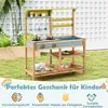 COSTWAY venkovní dětská kuchyňka, bahenní kuchyňka na hraní Náhled obrázku produktu 4