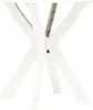 vidaXL Bistrotisch Weiß Ø70 cm Kunststoff Produktbild-Vorschau 5