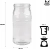 SuperButelki - 10x Słoiki szklane 470 ml z zakrętkami fi 66 Podgląd zdjęcia produktu 8