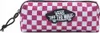 A pink and white checkered pencil case with a Vans logo. Náhľad obrázku produktu