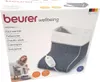 The image shows the retail packaging for a Beurer foot warmer. Produktbild-Vorschau