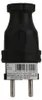 PCE Schutzkontakt-Stecker Vollgummi IP44, mit Knickschutz, Produktbild-Vorschau 2