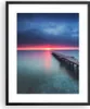Gerahmtes Poster - Schwarzer Rahmen - Brücke Meer Produktbild-Vorschau 1