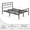 Yaheetech Bettrahmen Metallbett für 140 x 200 cm Matratze Produktbild-Vorschau 3