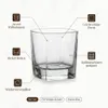 gouveo 6er Set Whisky-Gläser 250 ml Crystal - Whisky-Set Produktbild-Vorschau 3