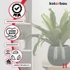 KOTARBAU® Květináč tmavě zelený keramický kulatý ⌀ 12 cm Náhled obrázku produktu 5