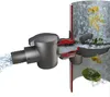 A cutaway illustration showing the internal workings of a rain collector, with water and leaves flowing through it. Náhled obrázku produktu