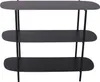Konzolový stolík 'Enebakk' Stojaci regál 70x90x32cm čierny Náhľad obrázku produktu 6