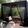 2er-Set 160x305cm Outdoor-Vorhang,Taschenstange Produktbild-Vorschau 1