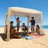 VEVOR Cabana da spiaggia, tenda da spiaggia 2,4 x 2,4 m con Anteprima dell’immagine prodotto 1